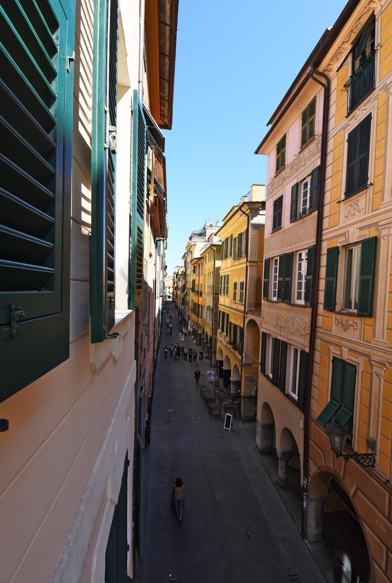 Apartamento Le Stanze Sopra I Portici Chiavari Exterior foto
